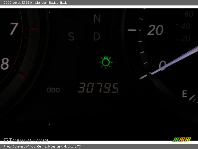 Obsidian Black / Black 2009 Lexus ES 350