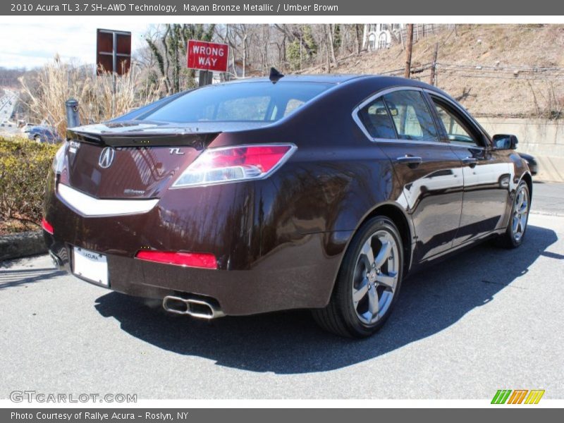 Mayan Bronze Metallic / Umber Brown 2010 Acura TL 3.7 SH-AWD Technology