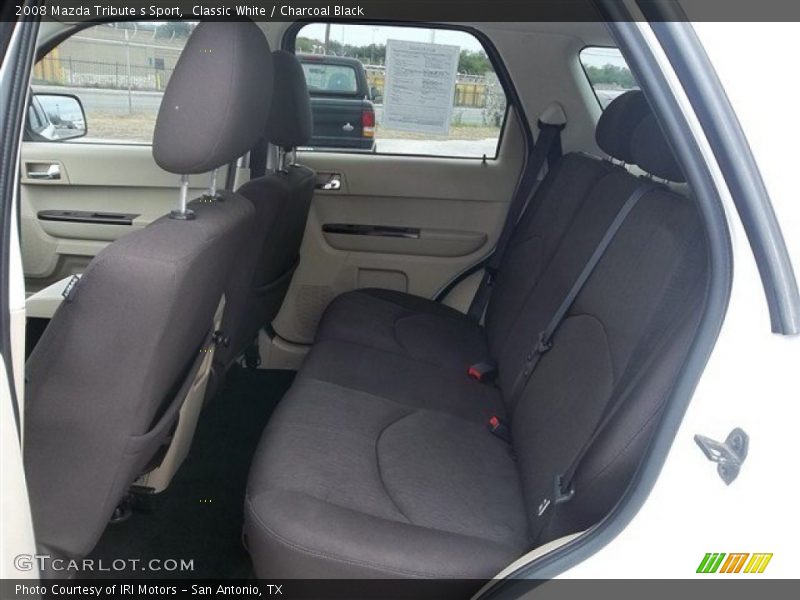 Classic White / Charcoal Black 2008 Mazda Tribute s Sport