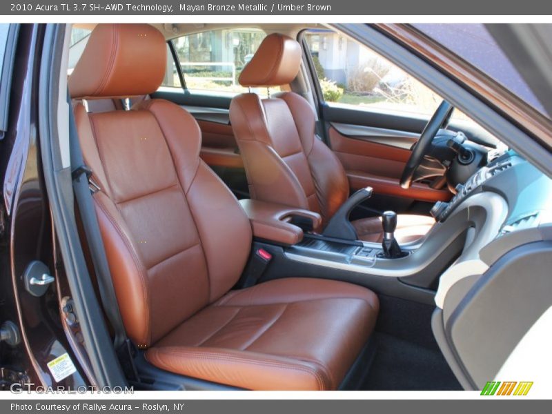Front Seat of 2010 TL 3.7 SH-AWD Technology