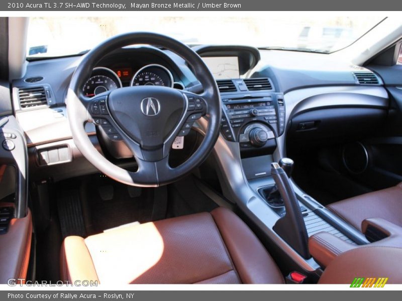 Dashboard of 2010 TL 3.7 SH-AWD Technology