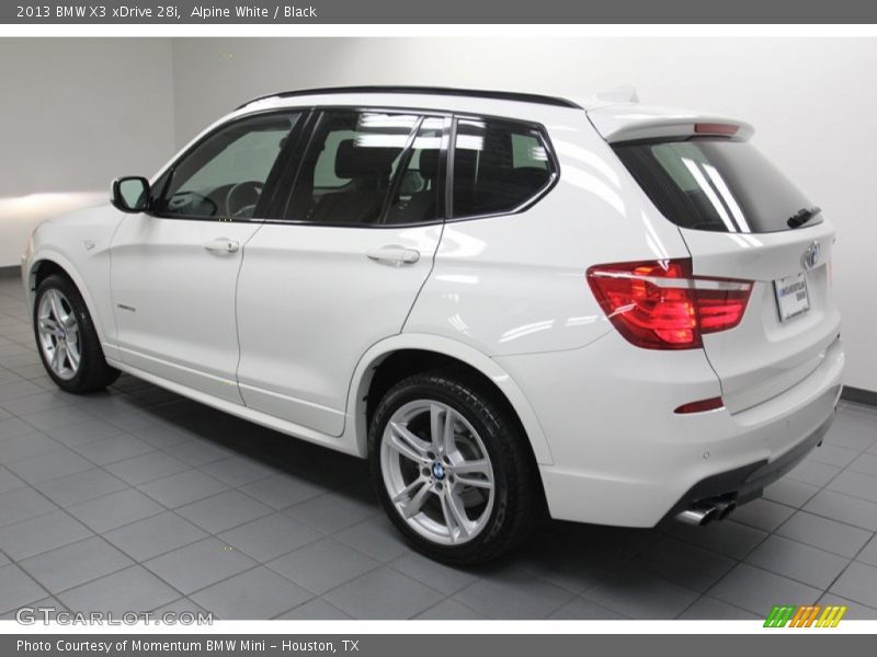 Alpine White / Black 2013 BMW X3 xDrive 28i
