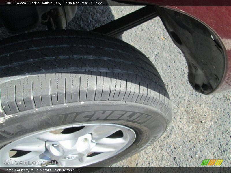 Salsa Red Pearl / Beige 2008 Toyota Tundra Double Cab