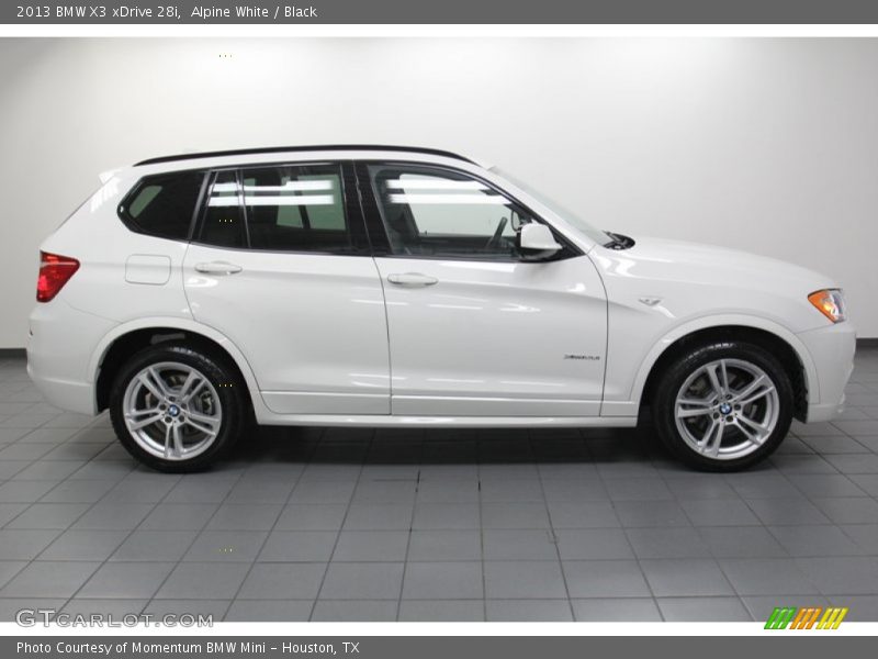 Alpine White / Black 2013 BMW X3 xDrive 28i