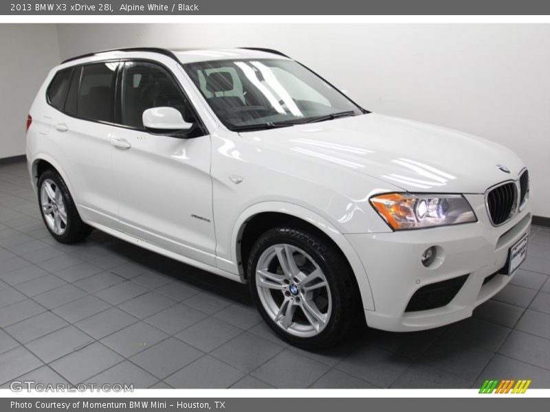 Alpine White / Black 2013 BMW X3 xDrive 28i