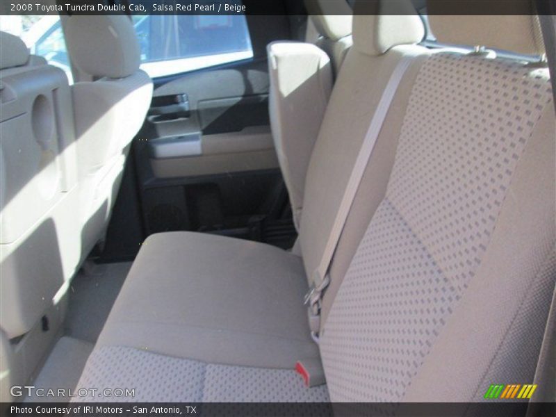 Salsa Red Pearl / Beige 2008 Toyota Tundra Double Cab