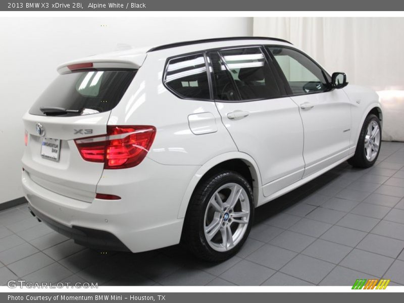 Alpine White / Black 2013 BMW X3 xDrive 28i