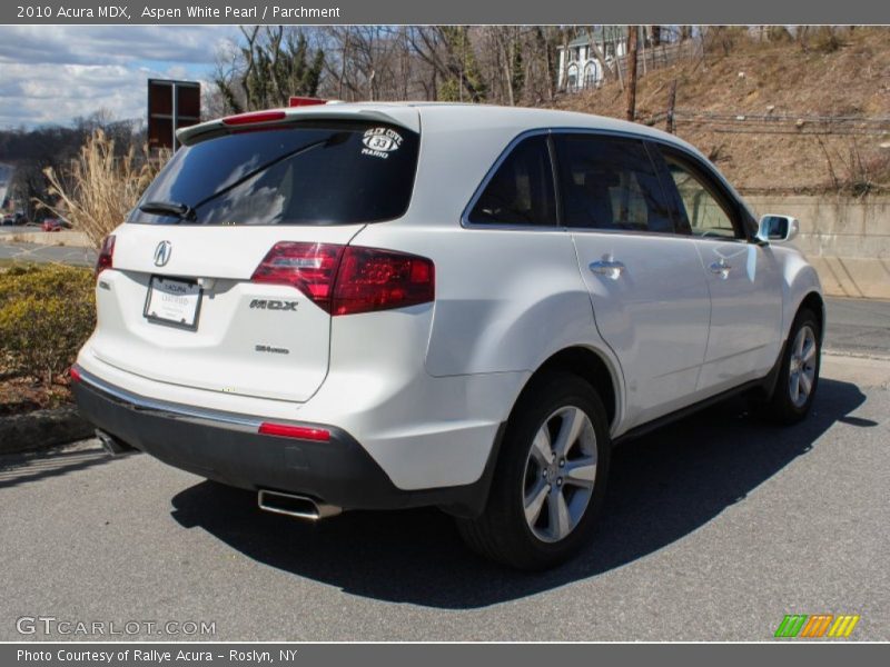 Aspen White Pearl / Parchment 2010 Acura MDX