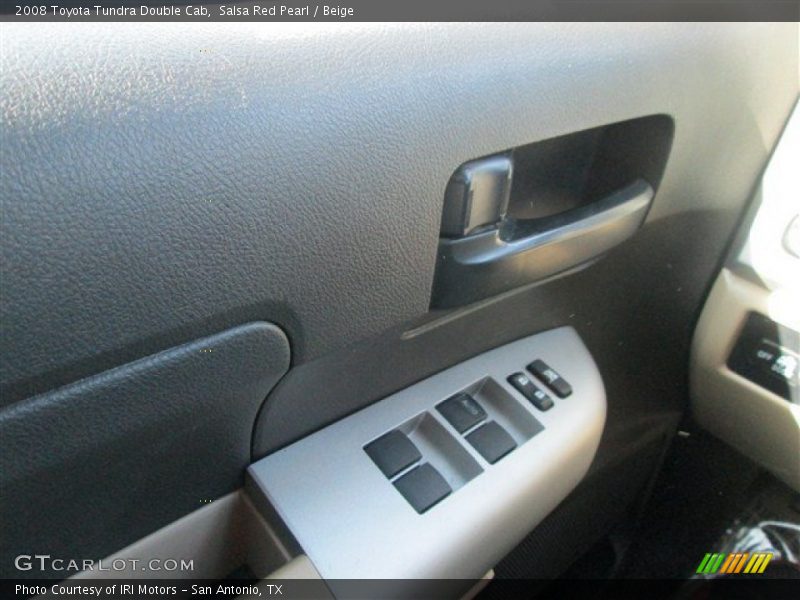 Salsa Red Pearl / Beige 2008 Toyota Tundra Double Cab