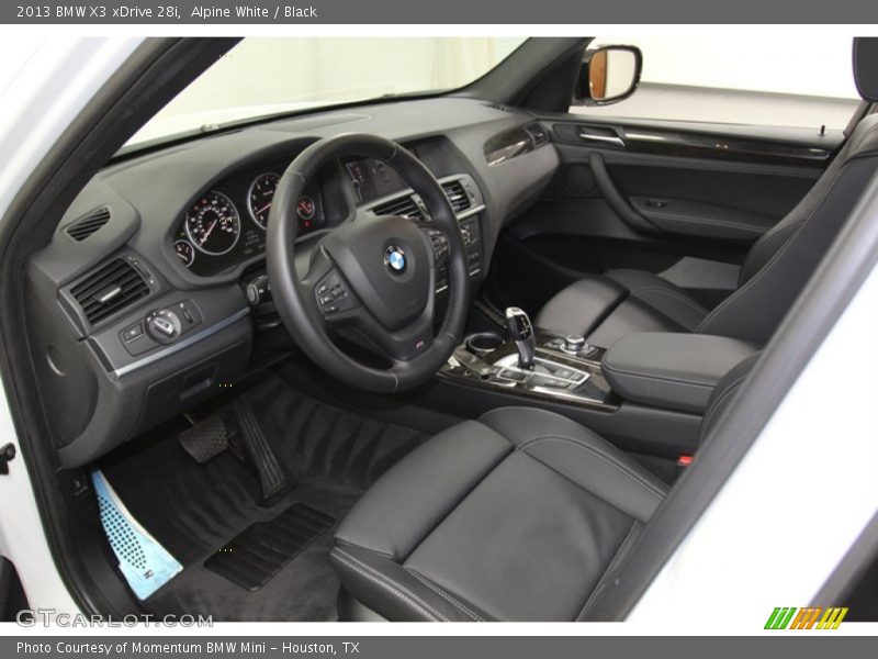 Alpine White / Black 2013 BMW X3 xDrive 28i
