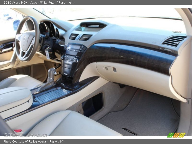 Aspen White Pearl / Parchment 2010 Acura MDX