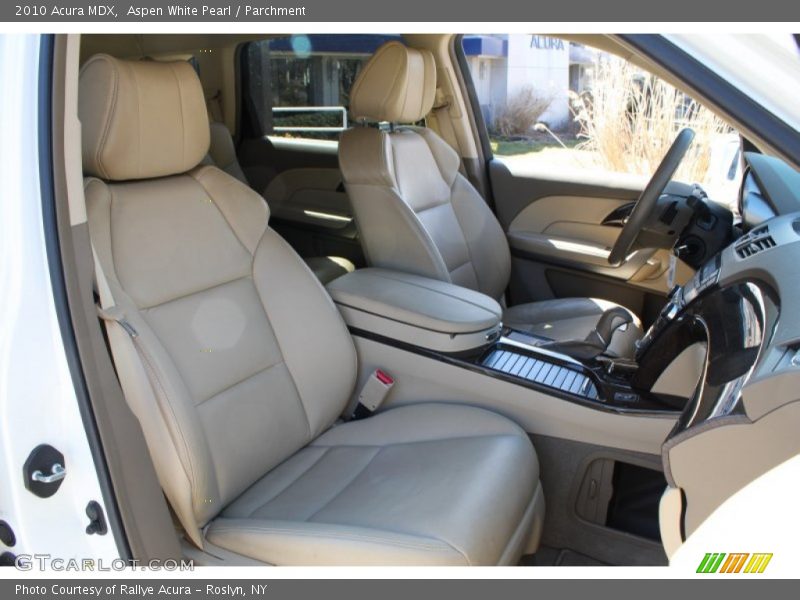 Aspen White Pearl / Parchment 2010 Acura MDX