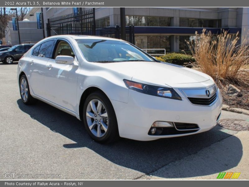 Bellanova White Pearl / Parchment 2012 Acura TL 3.5