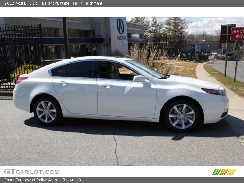 Bellanova White Pearl / Parchment 2012 Acura TL 3.5