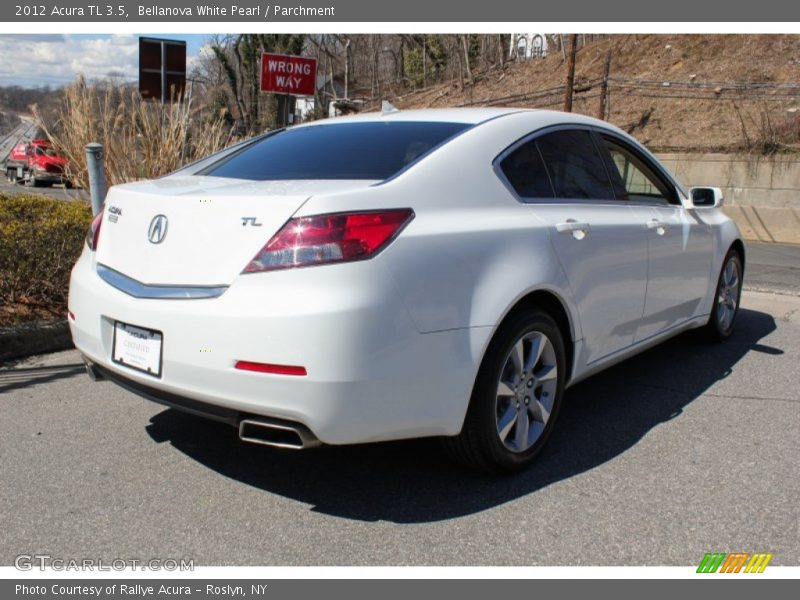 Bellanova White Pearl / Parchment 2012 Acura TL 3.5