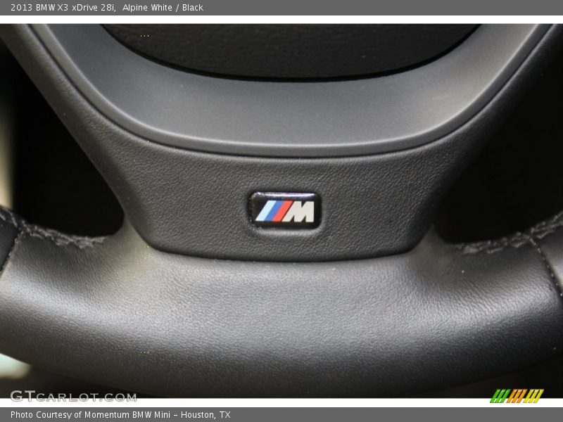 Alpine White / Black 2013 BMW X3 xDrive 28i