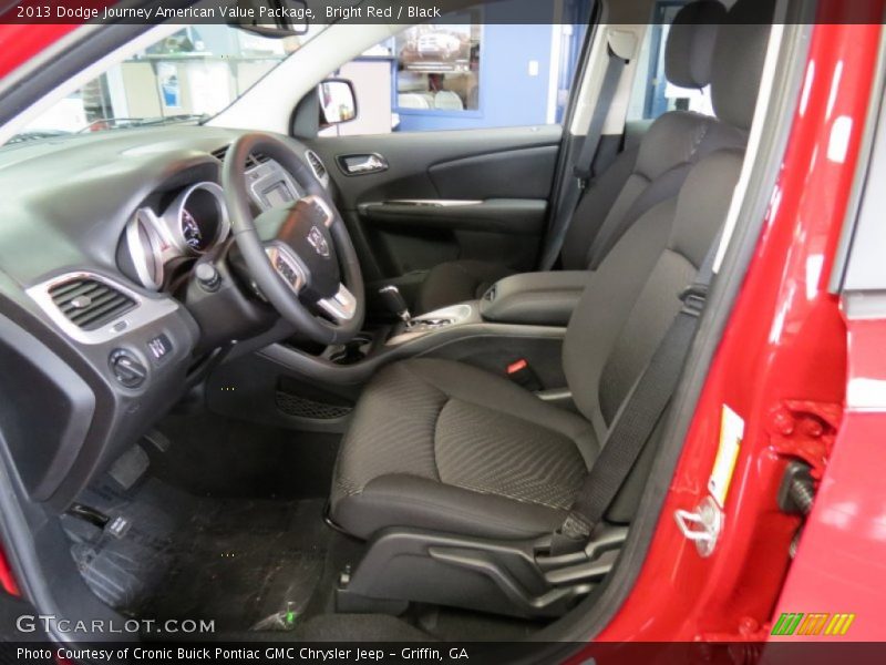 Bright Red / Black 2013 Dodge Journey American Value Package