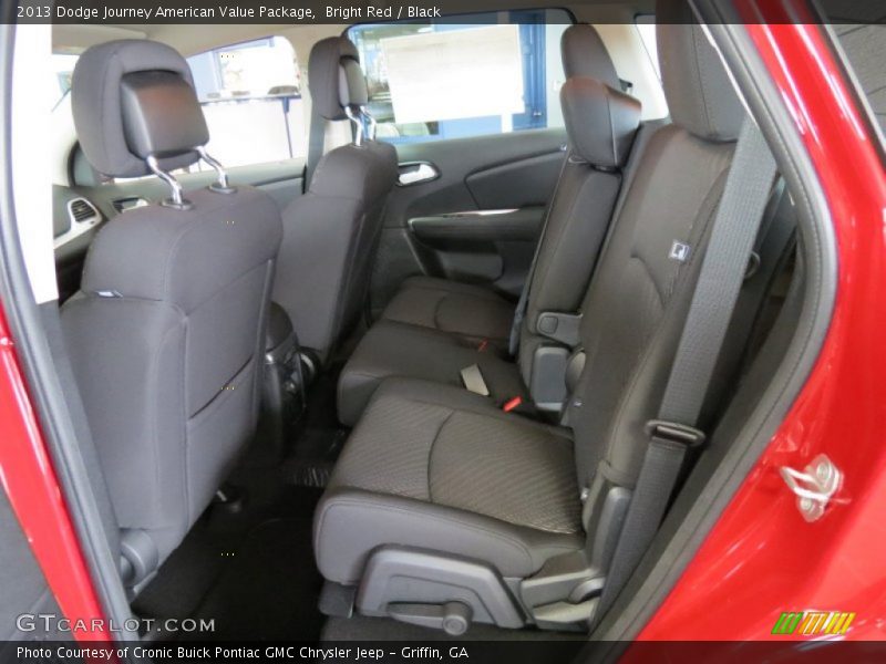 Bright Red / Black 2013 Dodge Journey American Value Package