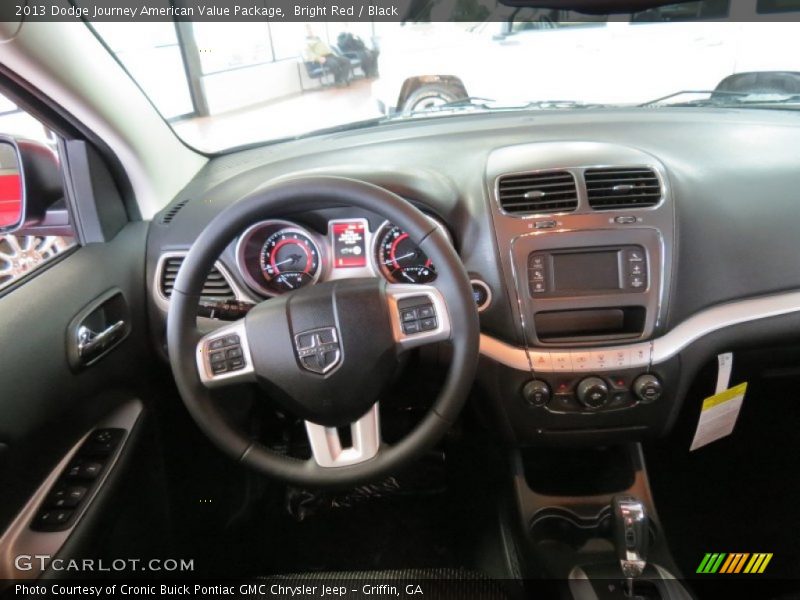 Bright Red / Black 2013 Dodge Journey American Value Package