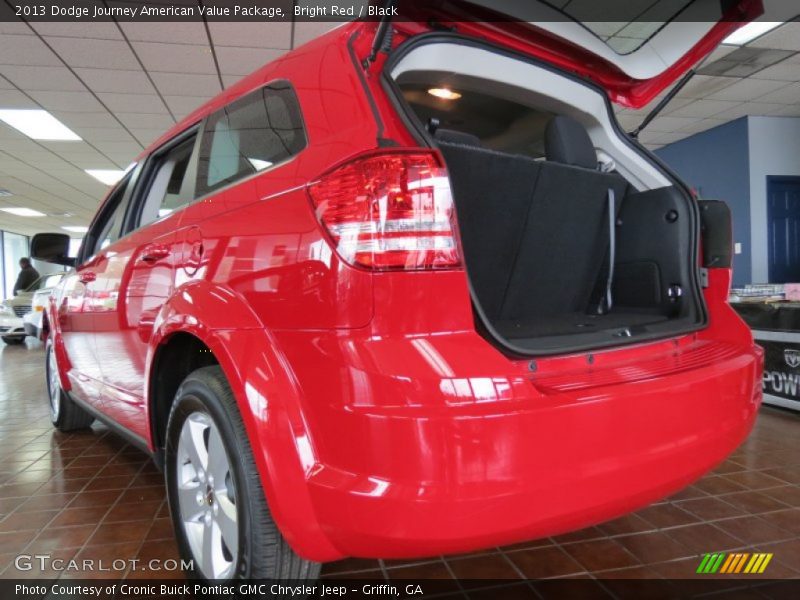 Bright Red / Black 2013 Dodge Journey American Value Package