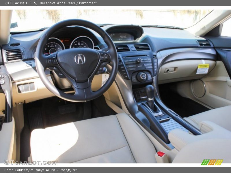 Bellanova White Pearl / Parchment 2012 Acura TL 3.5