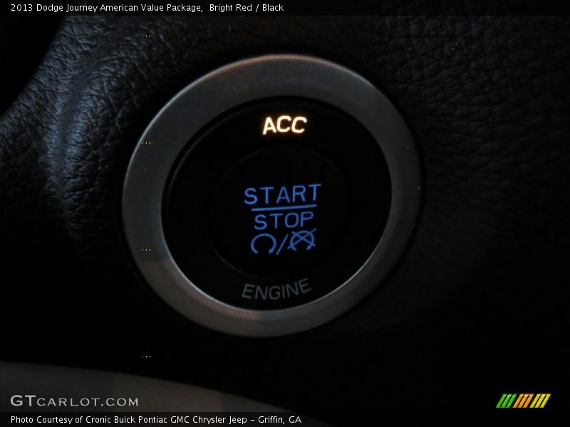 Bright Red / Black 2013 Dodge Journey American Value Package