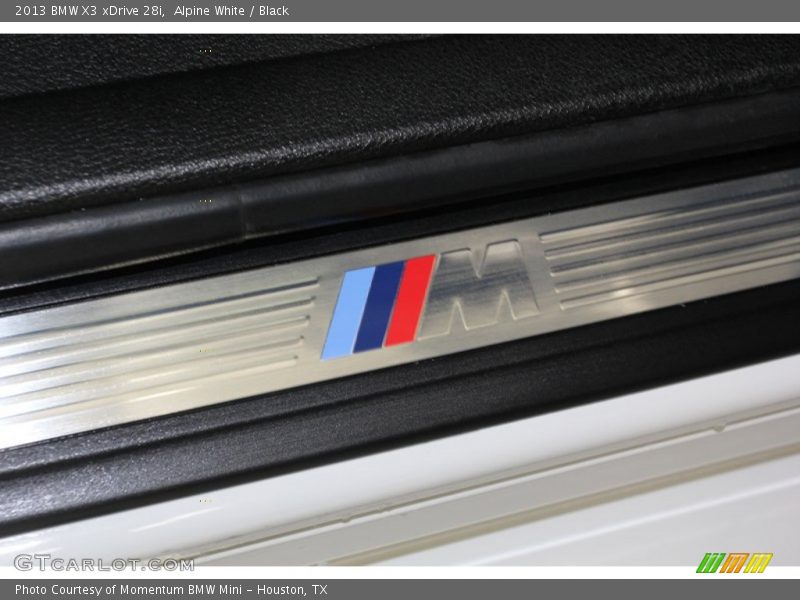 Alpine White / Black 2013 BMW X3 xDrive 28i