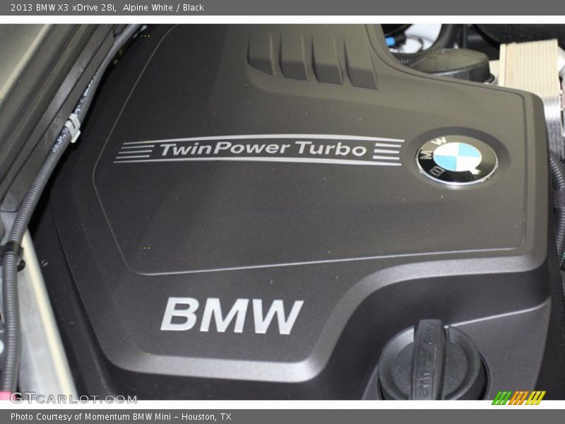 Alpine White / Black 2013 BMW X3 xDrive 28i