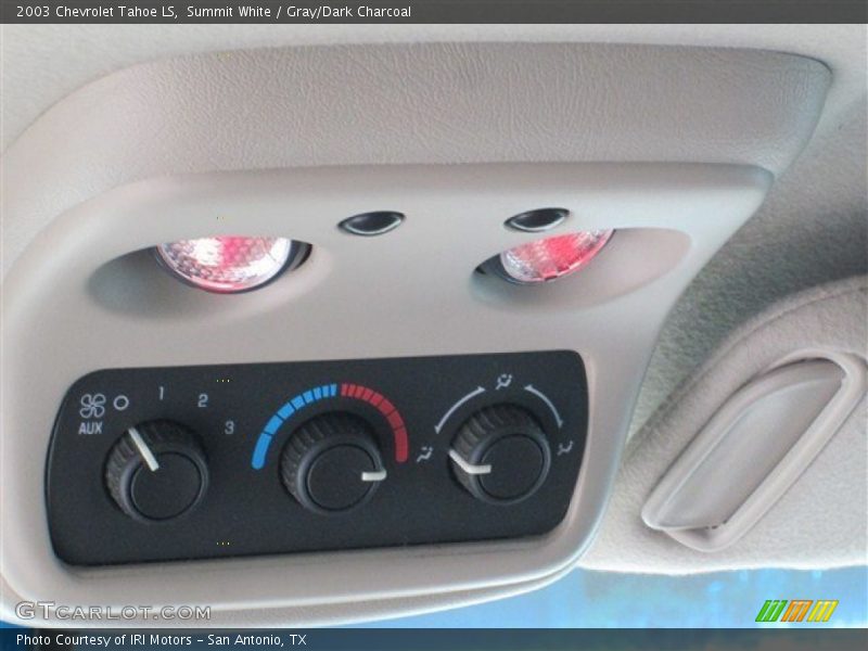 Controls of 2003 Tahoe LS