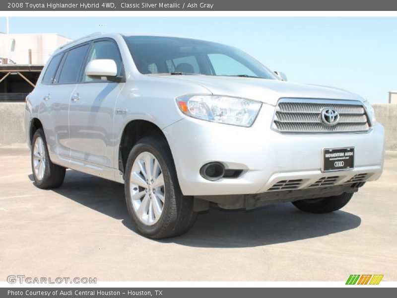 Classic Silver Metallic / Ash Gray 2008 Toyota Highlander Hybrid 4WD