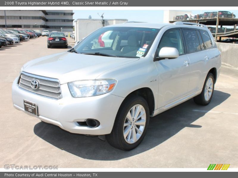 Classic Silver Metallic / Ash Gray 2008 Toyota Highlander Hybrid 4WD