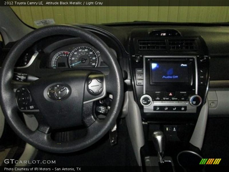 Attitude Black Metallic / Light Gray 2012 Toyota Camry LE