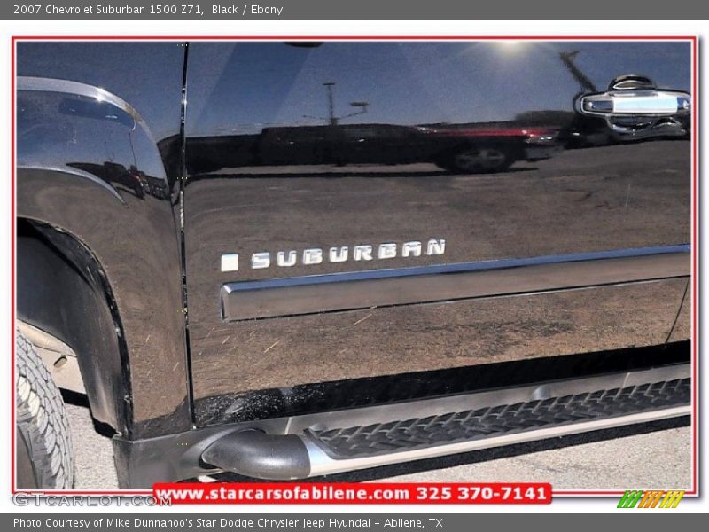 Black / Ebony 2007 Chevrolet Suburban 1500 Z71