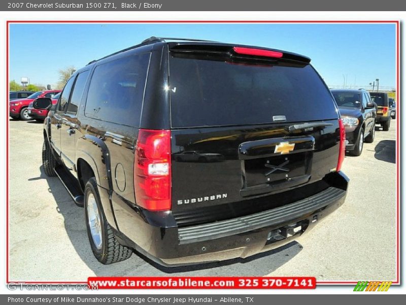 Black / Ebony 2007 Chevrolet Suburban 1500 Z71