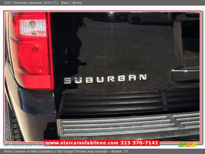 Black / Ebony 2007 Chevrolet Suburban 1500 Z71