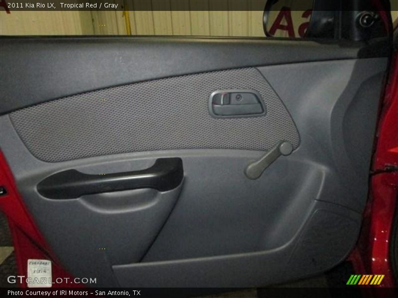 Tropical Red / Gray 2011 Kia Rio LX
