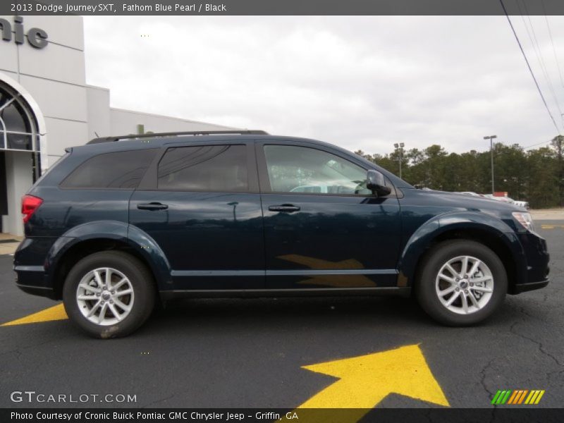 Fathom Blue Pearl / Black 2013 Dodge Journey SXT