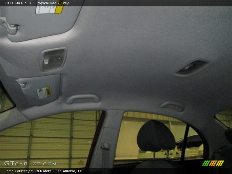 Tropical Red / Gray 2011 Kia Rio LX
