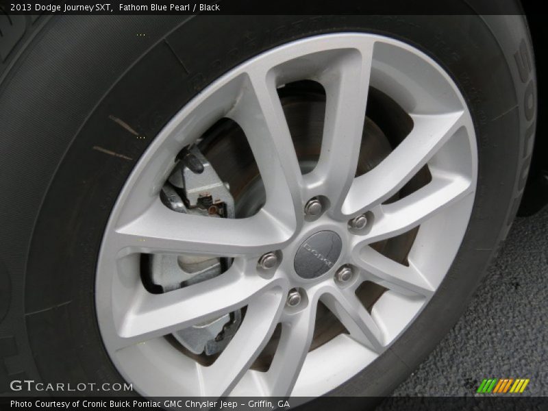 Fathom Blue Pearl / Black 2013 Dodge Journey SXT