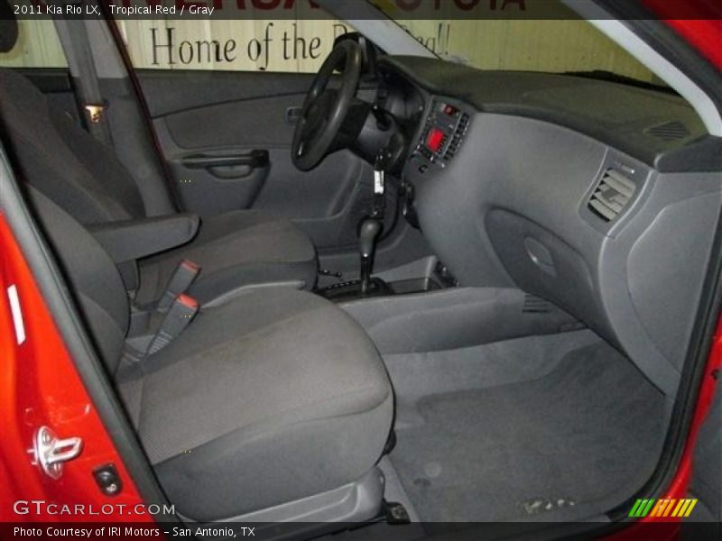 Tropical Red / Gray 2011 Kia Rio LX