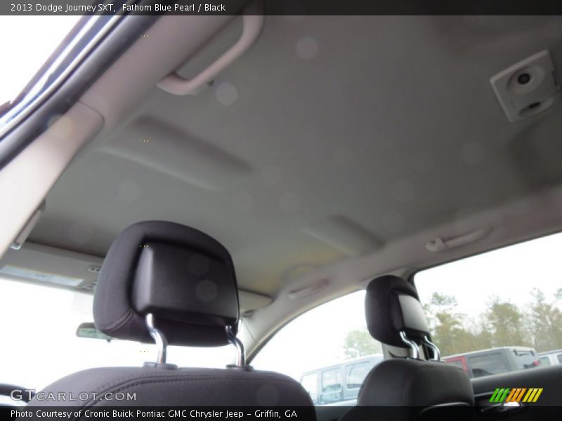 Fathom Blue Pearl / Black 2013 Dodge Journey SXT