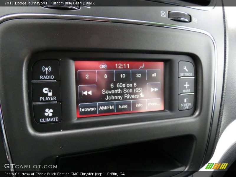 Fathom Blue Pearl / Black 2013 Dodge Journey SXT