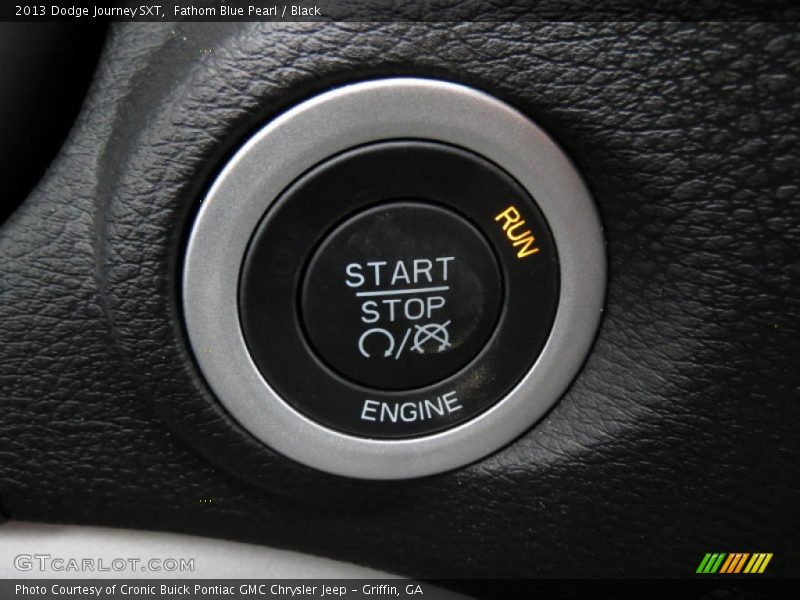 Fathom Blue Pearl / Black 2013 Dodge Journey SXT