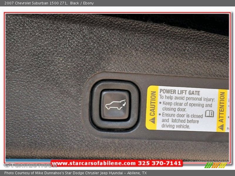 Black / Ebony 2007 Chevrolet Suburban 1500 Z71