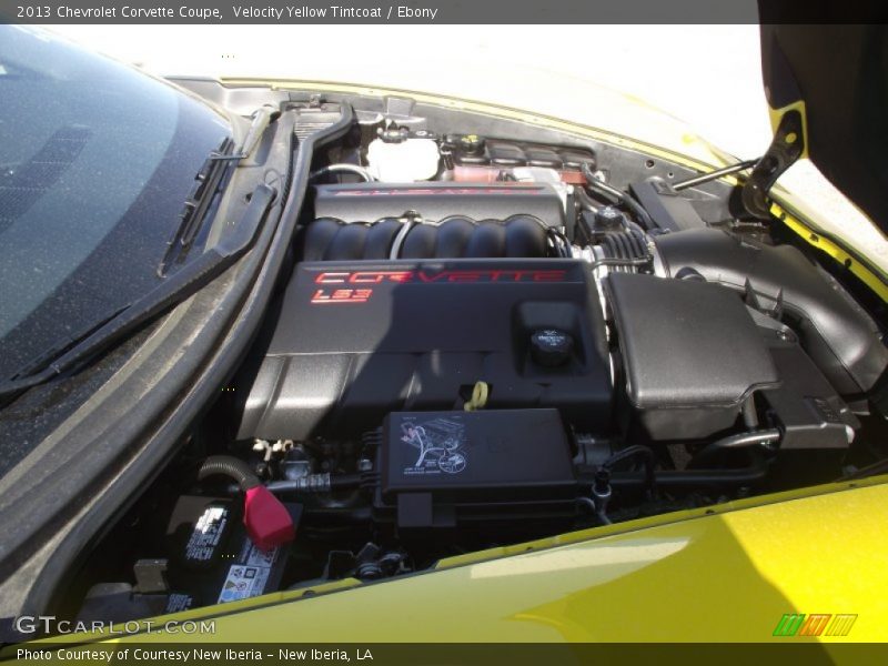 Velocity Yellow Tintcoat / Ebony 2013 Chevrolet Corvette Coupe