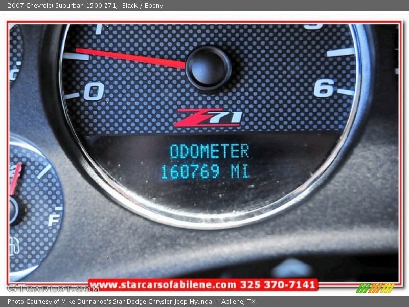 Black / Ebony 2007 Chevrolet Suburban 1500 Z71
