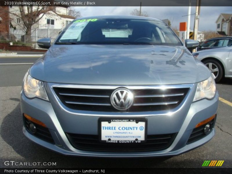 Iron Grey Metallic / Black 2010 Volkswagen CC Sport