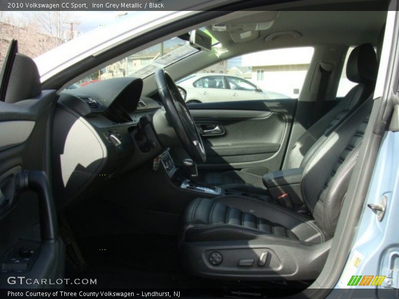 Iron Grey Metallic / Black 2010 Volkswagen CC Sport