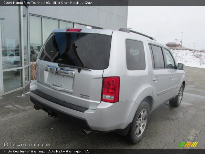 Billet Silver Metallic / Gray 2009 Honda Pilot Touring 4WD