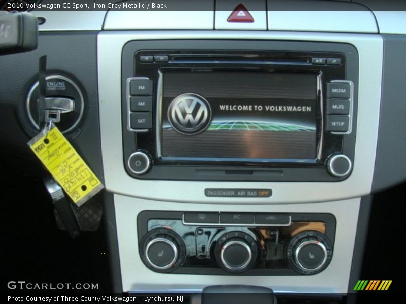 Iron Grey Metallic / Black 2010 Volkswagen CC Sport